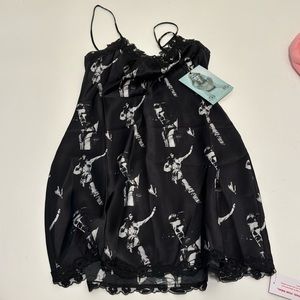 BOWIE realisation mini slip dress